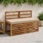 Preview: ARDEBO.de - 2-teilige Bankkissen SOEST 2 stk. 100 % Polyester Sand