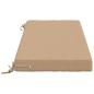 Preview: 2-teilige Bankkissen SOEST 2 stk. 100 % Polyester Sand