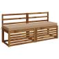 Preview: Bankkissen SOEST 2 stk. 100 % Polyester Sand 150 x 40 x 8 cm