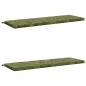 Preview: 2-teilige Bankkissen SOEST 100 % Polyester Blattdesign