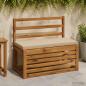Preview: ARDEBO.de - 2-teilige Bankkissen SOEST 2 stk. 100 % Polyester Sand