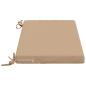 Preview: 2-teilige Bankkissen SOEST 2 stk. 100 % Polyester Sand