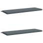 Preview: Bankkissen SOEST 2 stk. 100 % Polyester Blau 140 x 50 x 5 cm