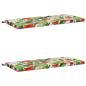 Preview: 2-teilige Bankkissen SOEST 2 stk. 100 % Polyester Mehrfarbig