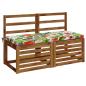 Preview: 2-teilige Bankkissen SOEST 2 stk. 100 % Polyester Mehrfarbig