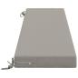 Preview: 2-teilige Bankkissen SOEST 2 stk. 100 % Polyester Grau