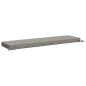 Preview: 2-teilige Bankkissen SOEST 2 stk. 100 % Polyester Grau
