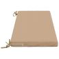 Preview: 2-teilige Bankkissen SOEST 2 stk. 100 % Polyester Sand