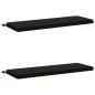Preview: 2-teilige Bankkissen SOEST 2 stk. 100 % Polyester Schwarz