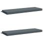 Preview: Bankkissen SOEST 2 stk. 100 % Polyester Blau 140 x 50 x 8 cm