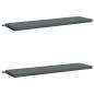 Preview: ARDEBO.de - 2-teilige Bankkissen SOEST 2 stk. 100 % Polyester Blau