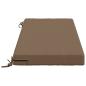 Preview: 2-teilige Bankkissen SOEST 2 stk. 100 % Polyester Taupe