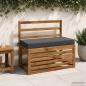 Preview: ARDEBO.de - 2-teilige Bankkissen SOEST 2 stk. 100 % Polyester Anthrazit
