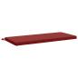Preview: 2-teilige Bankkissen SOEST 2 stk. 100 % Polyester Weinrot