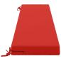 Preview: 2-teilige Bankkissen SOEST 2 stk. 100 % Polyester Rot