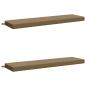 Preview: 2-teilige Bankkissen SOEST 2 stk. 100 % Polyester Taupe