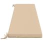 Preview: Bankkissen SOEST 2 stk. 100 % Polyester Creme 200 x 40 x 5 cm