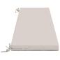 Preview: Bankkissen SOEST 2 stk. 100 % Polyester Weiß 160 x 40 x 5 cm