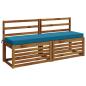 Preview: Bankkissen SOEST 2 stk. 100 % Polyester Himmelblau