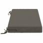 Preview: 2-teilige Bankkissen SOEST 2 stk. 100 % Polyester Grau