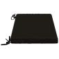 Preview: 2-teilige Bankkissen SOEST 2 stk. 100 % Polyester Schwarz