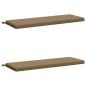 Preview: 2-teilige Bankkissen SOEST 2 stk. 100 % Polyester Taupe