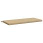 Preview: Bankkissen SOEST 2 stk. 100 % Polyester Beige 110 x 50 x 5 cm