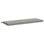Preview: 2-teilige Bankkissen SOEST 2 stk. 100 % Polyester Grau