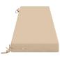 Preview: 2-teilige Bankkissen SOEST 2 stk. 100 % Polyester Creme