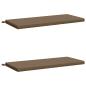 Preview: 2-teilige Bankkissen SOEST 2 stk. 100 % Polyester Taupe