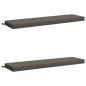 Preview: 2-teilige Bankkissen SOEST 2 stk. 100 % Polyester Grau