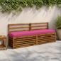 Preview: ARDEBO.de - 2-teilige Bankkissen SOEST 2 stk. 100 % Polyester Rosa