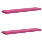 Preview: 2-teilige Bankkissen SOEST 2 stk. 100 % Polyester Rosa