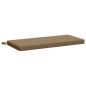 Preview: Bankkissen SOEST 2 stk. 100 % Polyester Taupe 60 x 40 x 5 cm