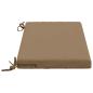Preview: Bankkissen SOEST 2 stk. 100 % Polyester Taupe 60 x 40 x 5 cm