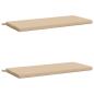 Preview: 2-teilige Bankkissen SOEST 2 stk. 100 % Polyester Creme