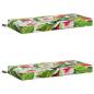 Preview: 2-teilige Bankkissen SOEST 2 stk. 100 % Polyester Mehrfarbig