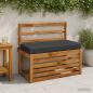 Preview: ARDEBO.de - 2-teilige Bankkissen SOEST 2 stk. 100 % Polyester Dunkelblau