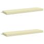 Preview: 2-teilige Bankkissen SOEST 2 stk. 100 % Polyester Creme
