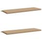Preview: 2-teilige Bankkissen SOEST 2 stk. 100 % Polyester Sand