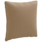 Preview: 1-teiliges Rücken-Kissen PUTTEN 100 % Polyester Taupe