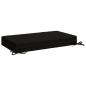 Preview: Sitzkissen SOEST 100 % Polyester Schwarz 70 x 40 x 10 cm