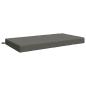 Preview: Sitzkissen SOEST 100 % Polyester Grau 120 x 80 x 10 cm