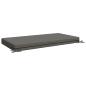 Preview: Sitzkissen SOEST 100 % Polyester Grau 120 x 80 x 10 cm