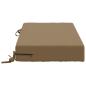 Preview: Sitzkissen SOEST 100 % Polyester Taupe 70 x 40 x 10 cm