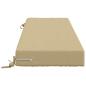 Preview: Sitzkissen SOEST 100 % Polyester Beige 120 x 40 x 10 cm
