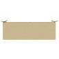 Preview: Sitzkissen SOEST 100 % Polyester Beige 120 x 40 x 10 cm