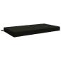 Preview: Sitzkissen SOEST 100 % Polyester Schwarz 120 x 60 x 10 cm