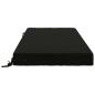Preview: Sitzkissen SOEST 100 % Polyester Schwarz 120 x 60 x 10 cm