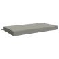 Preview: Sitzkissen SOEST 100 % Polyester Grau 120 x 60 x 10 cm